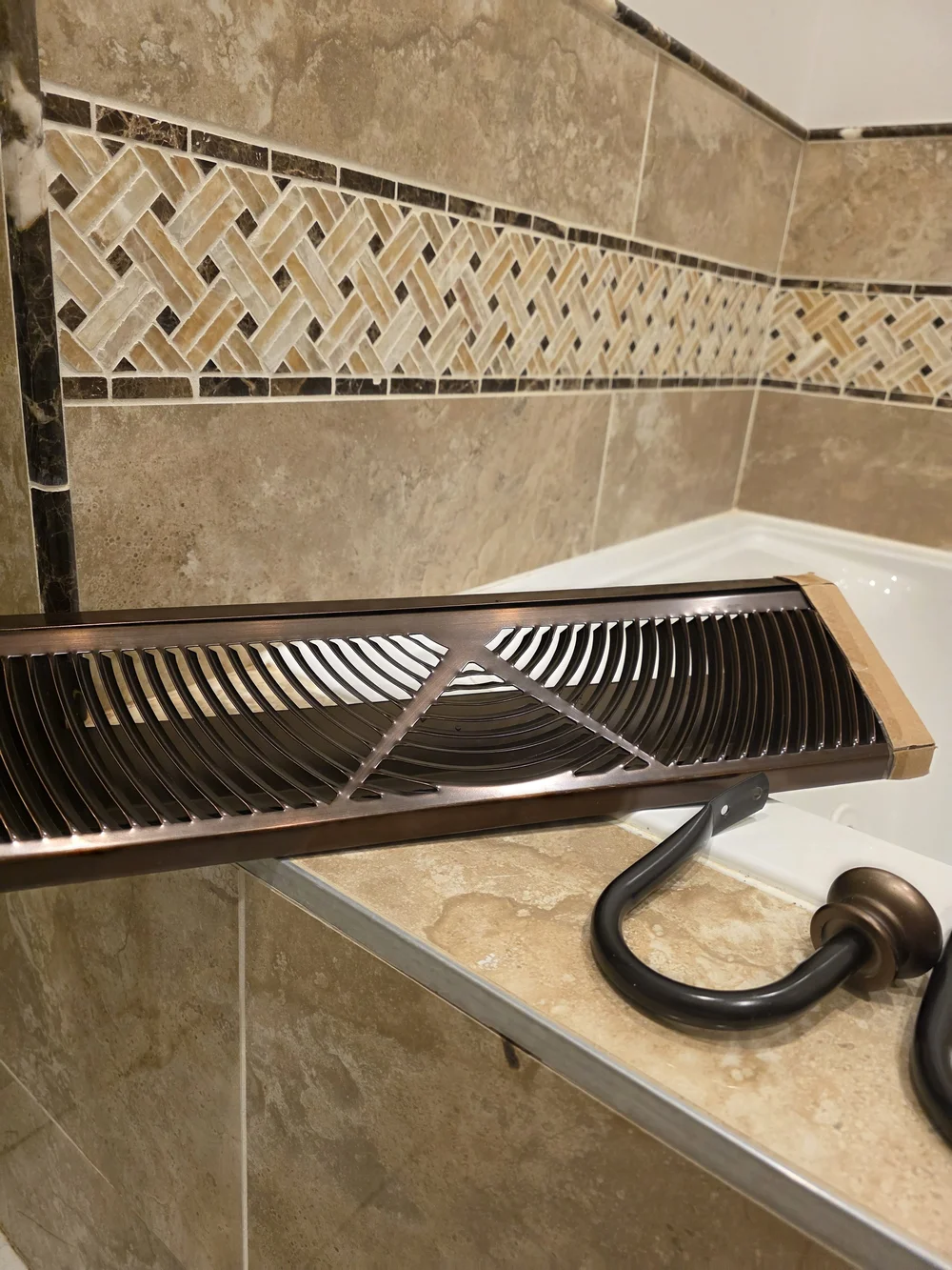 Bronze Curved Bath Vent Cover & More.